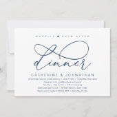 Gelukkig altijd na het diner, moderne romantische  kaart (Voorkant)