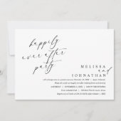 Gelukkig altijd na het dinerfeest en dansen kaart (Voorkant)