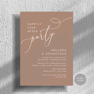 Gelukkig altijd na het feest, het huwelijksdiner, kaart