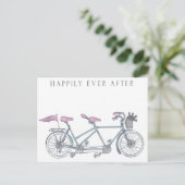 "Gelukkig altijd na het Wenskaart Briefkaart (Staand voorkant)