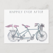 "Gelukkig altijd na het Wenskaart Briefkaart (Voorkant)