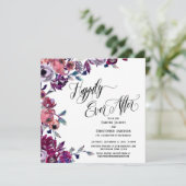 Gelukkig altijd verder Uitgebreid Script Vet Bloem Kaart (Staand voorkant)