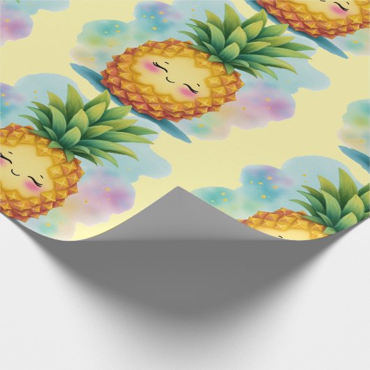 Gelukkig Ananas Inpakpapier (Hoek)