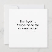 Gelukkig Art-printkaart (Achterkant)