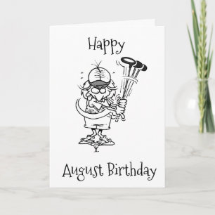 GELUKKIG ***AUGUSTUS VERJAARDAG*** VOOR U! KAART
