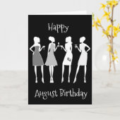 GELUKKIG ***AUGUSTUS VERJAARDAG*** VOOR U! KAART (Gele Bloem)