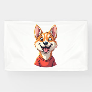 Gelukkig Australische Cattle Dog Tank Top Spandoek
