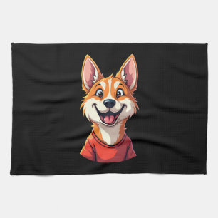 Gelukkig Australische Cattle Dog Tank Top Theedoek