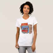 Gelukkig Auto Car Wash Dames T-Shirt (Voorkant volledig)