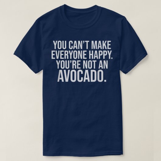gelukkig avocado t-shirt (Design voorkant)