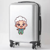 Gelukkig Baby Cartoon Sticker (Koffer)