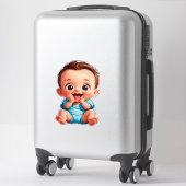Gelukkig Baby Cartoon Sticker (Koffer)