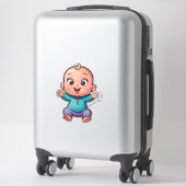 Gelukkig Baby Cartoon Sticker (Koffer)
