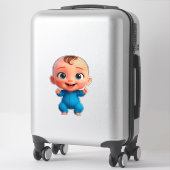 Gelukkig Baby Cartoon Sticker (Koffer)