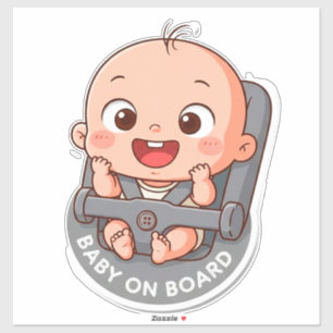 Gelukkig Baby Cartoon Sticker