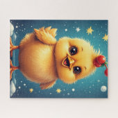 Gelukkig Baby Kuiken Legpuzzel (Horizontaal)