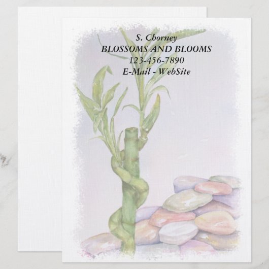 GELUKKIG BAMBOE  BRIEFHOOFD (Voorkant / Achterkant)