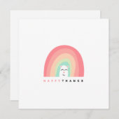 Gelukkig Bedankt Schattig Regenboog Dier Persoonli (Voorkant / Achterkant)