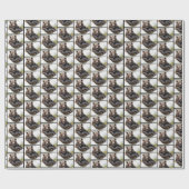 Gelukkig Beer Cadeaupapier (Vlak)