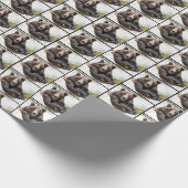 Gelukkig Beer Cadeaupapier (Hoek)