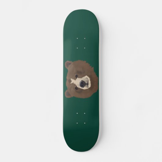 Gelukkig Beer Persoonlijk Skateboard (Voorkant)