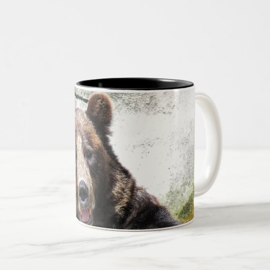 Gelukkig Beer Tweekleurige Koffiemok (Voorkant rechts)