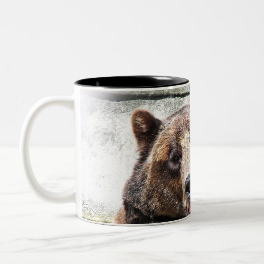 Gelukkig Beer Tweekleurige Koffiemok (Links)