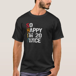 Gelukkig ben ik 20 240S Sarcasm T-shirt