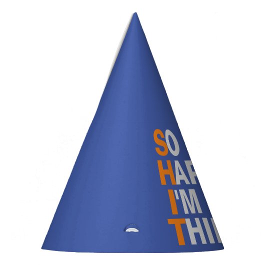 Gelukkig ben ik 30-jarig pet van het verjaardagsfe feesthoedjes (Links)