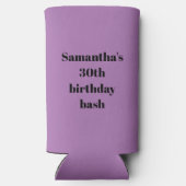 Gelukkig ben ik 30e verjaardag Seltzer Ca Blikjeskoeler (Achterkant)