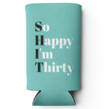 Gelukkig ben ik 30e verjaardag Seltzer Ca