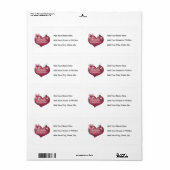 Gelukkig ben ik een oma cadeau etiket (Full Sheet)