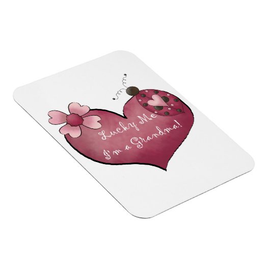 Gelukkig ben ik een oma cadeau magneet (Rechterzijde)