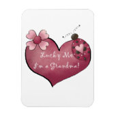 Gelukkig ben ik een oma cadeau magneet (Verticaal)