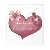 Gelukkig ben ik een oma cadeau notitieblok (Voorkant)