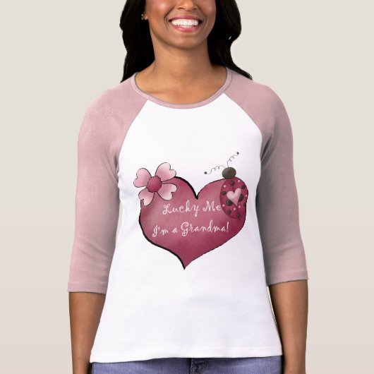 Gelukkig ben ik een oma Tshirts en Gifts (Voorkant)