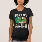 Gelukkig ben ik mama om St Patrick's Day Cute Iris T-shirt (Voorkant)
