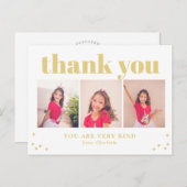 Gelukkig bewerkbare kleur Dank u Briefkaart (Voorkant / Achterkant)