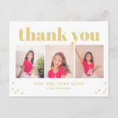 Gelukkig bewerkbare kleur Dank u Briefkaart (Voorkant)