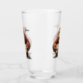 Gelukkig Bigfoot Sasquatch Mugshot Zoekteam Glas (Links)