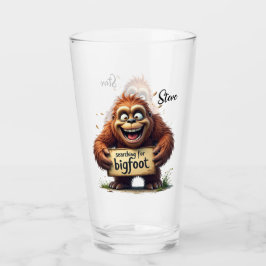 Gelukkig Bigfoot Sasquatch Mugshot Zoekteam Glas