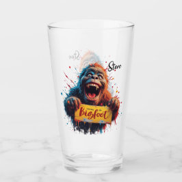 Gelukkig Bigfoot Sasquatch Mugshot Zoekteam Glas