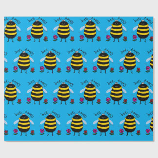Gelukkig Bij Cute Bij Tissuepapier Cadeaupapier