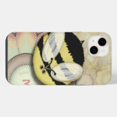 Gelukkig Bij Persoonlijk Monogram iPhone Hoesje (Achterkant horizontaal)