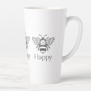 Gelukkig Bij Positieve Affirmatie Welzijn Geschenk Latte Mok