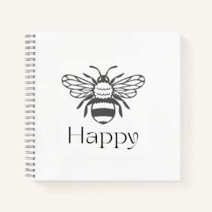 Gelukkig Bij Positieve Affirmatie Welzijn Geschenk Notitieboek