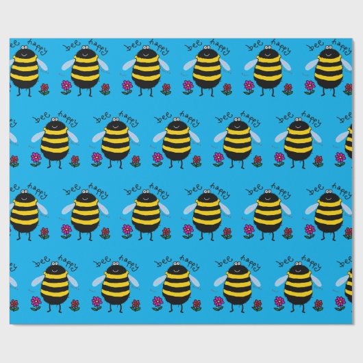 Gelukkig Bijtje Cute Bij Tissue Papier (Vlak)