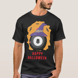 Gelukkig Biljart Halloween - Grappig T-shirt