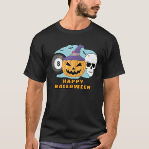 Gelukkig biljart Halloween - Griezelig T-shirt