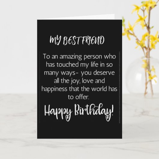 GELUKKIG BIRTHDAY *COUSIN* EN VRIEND VOOR HET LEVE KAART (Gele Bloem)